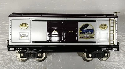 MTH TINPLATE TRADITIONS STD GAUGE #214 MTHRRC BOX CAR  10-1109 NIB - Image 1 of 4