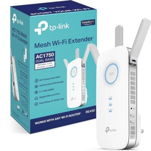 TP-Link RE450 AC1750 Wi-Fi Easy Booster Range Extender - White - Afbeelding 1 van 1