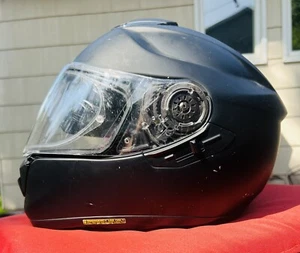 Shoei GT Air Matte Black Full Face Helmet Size Small/Dark Tint Eye Shield/ - Picture 1 of 13