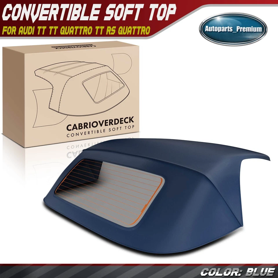 Techo blando convertible azul para Audi TT 2008-2013 TT Quattro TT RS Quattro 11-13 Foto 1 de 4