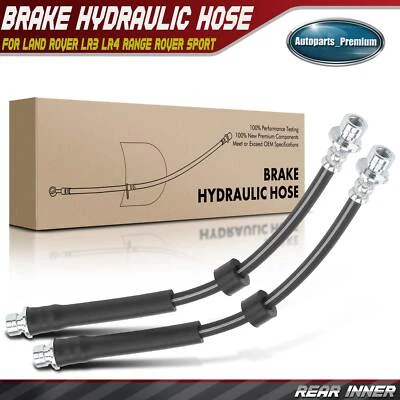 Rear LH & RH Inner Brake Hydraulic Hose for Land Rover LR3 LR4 Range Rover Sport - Image 1 of 4