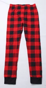 Carter's Boy's Buffalo Plaid Printed Pajama Bottoms AW5 Red/Black Size 7 - Picture 1 of 4