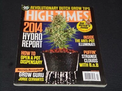 2014 FEBRUARY HIGH TIMES MAGAZINE - 2014 HYDRO REPORT FRONT COVER - L 20335 - Image 1 of 2