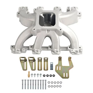 Colector de admisión EFI de un solo plano de aluminio satinado para Gen III LS1/LS2 - Imagen 1 de 9
