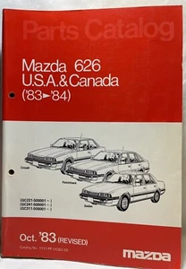 Mazda 626 USA & Canada (‘83-‘84) Oct. ‘83 (Revised) Parts Catalog Original - Bild 1 von 9