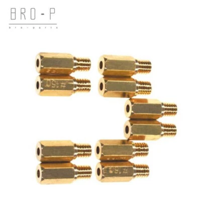 Chorro principal carburador para PWK Keihin PWK PE OKO KOSO 118 120 122-160 chorro principal X10 Foto 1 de 4