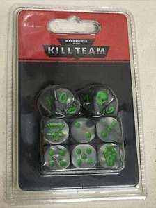 Kill Team NECRON Set dadi Warhammer 40K Necrons OOP D6 D10 - Foto 1 di 2