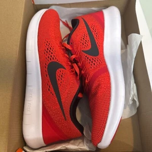Nike Free Run RN University Red/Black Mens 10 - Picture 1 of 5