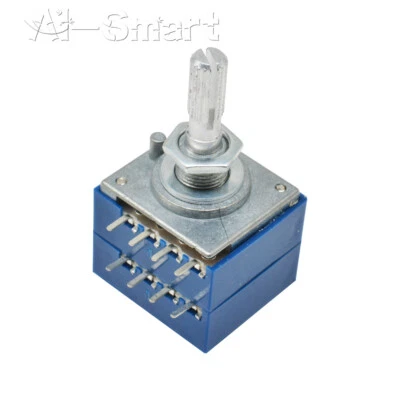3PCS Potentiometer 100K Log ALPS Audio Amp Volume Control Pot Stereo w/ Loudness - Image 1 of 4