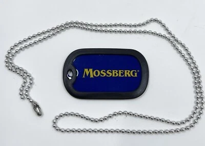 New Mossberg Guns Built Rugged Proudly American Flag Dog Tag Keychain - Image 1 of 4