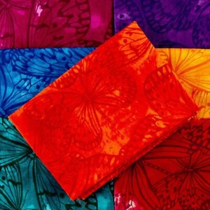 100% Cotton Butterfly Print Melody Quilting Per Metre Fabric 112cm Wide - Picture 1 of 14