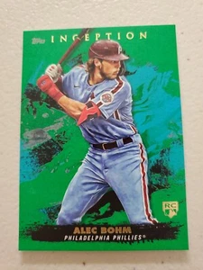 Alec Bohm 2021 Topps Inception Green Parallel Rookie Card RC #39 Phillies - Picture 1 of 2
