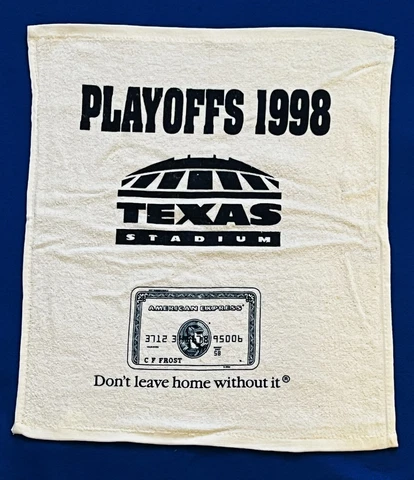 1998 PLAYOFFS Arizona Cardinals VS DALLAS COWBOYS - Jan 2, 1999 RALLY TOWEL N50 Cover