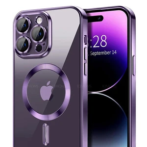 Shockproof Mag Safe Case For iPhone 16 15 14 Pro Max 13 12 11 Camera Lens Cover2 - Picture 1 of 18