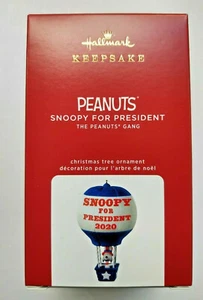 Hallmark Ornament Snoopy 2020 para President Peanuts cantidad limitada ¡NUEVO! - Imagen 1 de 1