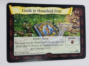 Guide To Household Pests 110/140 Harry Potter TCG NM - Picture 1 of 2