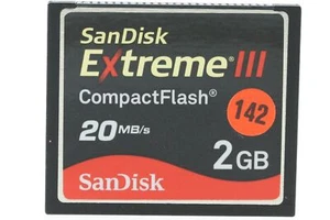 2GB Extreme III 20MB/S Compactflash CF Card SDCFH-2048 - Picture 1 of 1