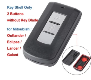 Smart Remote Key Fob Shell Case 2 Buttons G8D-644M-KEY-E for Mitsubishi - Picture 1 of 5