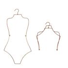 Metal Closet Organizer Foldable Swimsuit Hanger Body Shape Lingerie Hanger