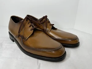 Vintage Portage WayLite Men’s Shoes Size 10 1/2 D Oxford Dress Leather Tan Brown - Picture 1 of 9