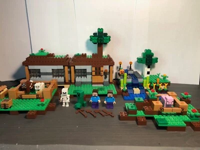 Lego Minecraft La Primera Noche y La Granja Juegos Retirados 21114 21115 Foto 1 de 4