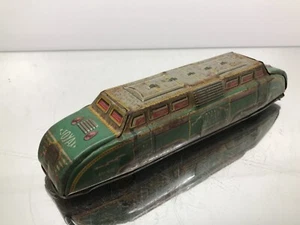 JOYAX AUTORAIL BUGATTI T.30 TRAIN TIN TOY BLECH -GREEN L25.0cm- FAIR - 393 - Imagen 1 de 6