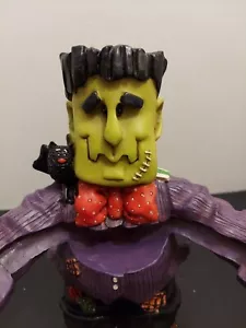 Frankenstein Halloween porta caramelle ciotola decorazione mostro Dracula vampiro - Foto 1 di 7
