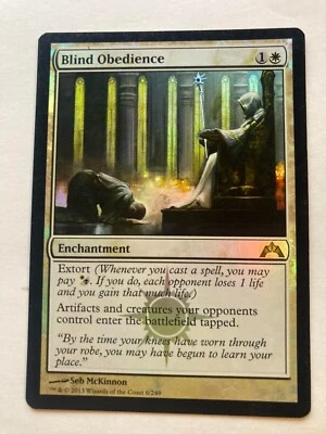 Blind Obedience - Gatecrash (GTC) MTG FOIL 6 - Image 1 of 2