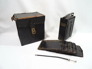  ANCIEN APPAREIL PHOTO FOLDING CALEB DEMARIA LAPIERRE RYSSOR CAMERA BOXKAMERA  - Picture 1 of 12