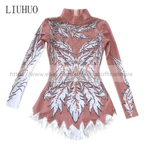 Women Girl Costume Rhythmic Gymnastics Leotards Competition Aerobics Multicolor - Picture 1 of 6