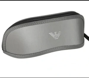 Emporio Armani Sunglasses and Eye glasses zippered case Gray Case - Picture 1 of 2
