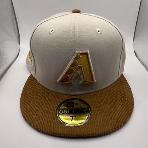 New Era 59Fifty Arizona Diamondbacks2001World Series brown/Tan Fitted Hat 7 1/4 - Picture 1 of 7