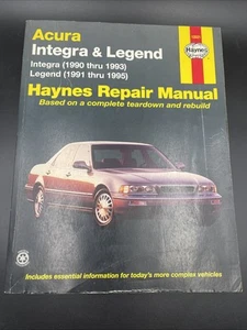 Haynes Repair Manual 12021 Acura Integra and Legend 1990-1993 1991-1995 - Picture 1 of 6
