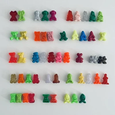 LOT x50 Gogos Crazy Bones Classic Magic Box Mutants 1998 A59 to A78 gogos - Imagen 1 de 4