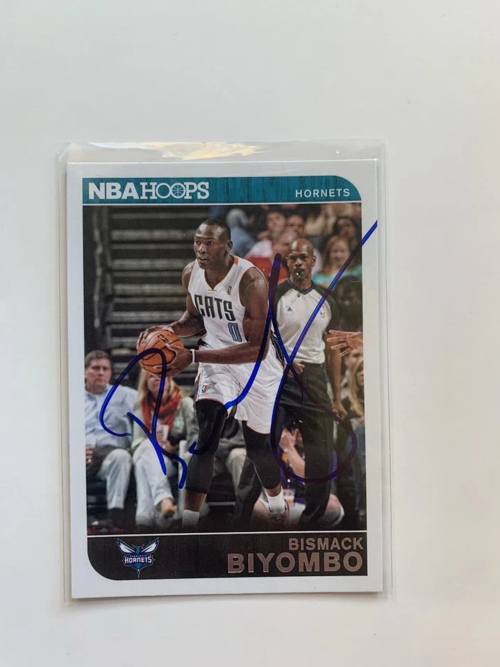 Signed 2014-15 Panini Hoops Bismack Biyombo Bobcats Basketball card #243 - Image 1 of 1