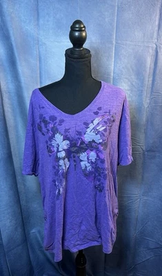 Just My Size женщин плюс v-образным вырезом короткий рукав 4 x Y2K фея - Изображение 1 из 4