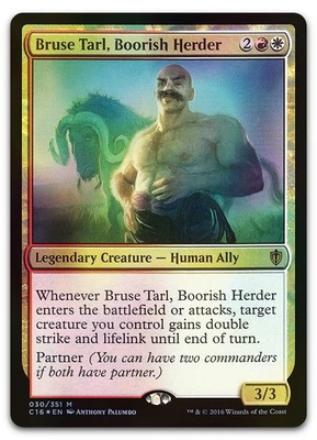 Bruse Tarl, Boorish Herder #30 (Foil) (LP) Commander 2016 C16 Magic MTG - Image 1 of 2