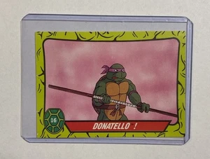 Donatello - TMNT 1990 Topps  - 16 - #A029 - Picture 1 of 2