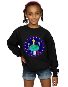 NASA Girls Classic Globe Astronauts Sweatshirt - Picture 1 of 17