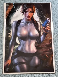 Lara Croft Tomb Raider Cosplay #1 Waifu Chronicles Logan Cure LE 75 CGC IT! Difícil de encontrar - Imagen 1 de 1