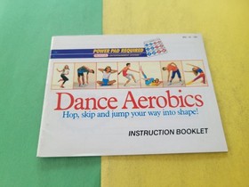 Dance Aerobics Authentic Nintendo NES Video Game Manual Vintage Power Pad