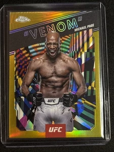🔥Michael “Venom” Page 2025 Topps Chrome UFC #AKA-4 AKA MVP Gold 18/50 *SICK* - Picture 1 of 3
