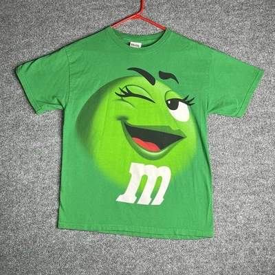Camiseta De Colección M&Ms Promo Gráfica Adulto L Ms Green Guiño Y2K Foto 1 de 4