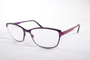 Jai Kudo Eyeglasses fiction Women Purple Full Rim Metal Eyewear Glasses Frames - Picture 1 of 4
