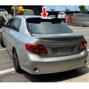Primer For Toyota Corolla Altis 10th E140 HIGH KICKS Rear V Roof Spoiler 08-13 - Picture 1 of 18