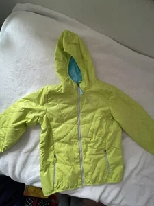LL Bean Primaloft Jacket Girls Size XL (18)  Lime Green Excellent Condition - Picture 1 of 13