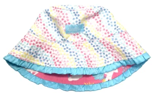 UV Skinz Reversible Bucket Hat Toddler Girls Unicorns Pink RN#120411 - Size 3T - Picture 1 of 13
