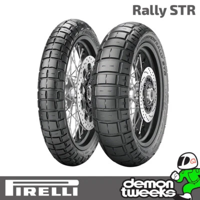 Pirelli Scorpion Rally STR Motorcycle Tyre Set - 90/90 21 54V & 150/70 18 70V - Image 1 of 2