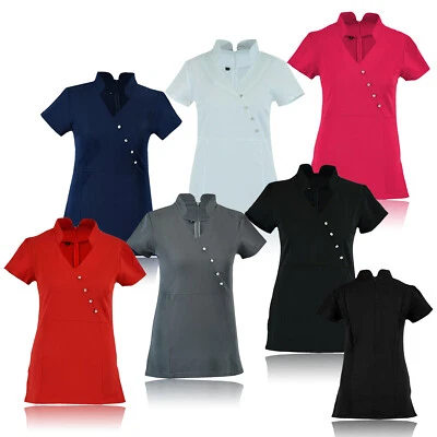 Ladies SPA Beauty Hair Salon Beautician Tunic Nail Massage Shirt Therapist Tunic