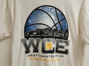 West Coast Elite Basketball White T-shirt Medium - Picture 1 of 4